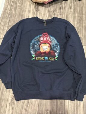 Eskimo Joe’s Navy Graphic Crewneck Sweater